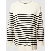 Weekend Max Mara Strickpullover mit Streifenmuster Modell 'PEPATO' in Offwhite, Größe XS von Weekend Max Mara