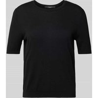 Weekend Max Mara Strickshirt mit Rundhalsausschnitt Modell 'ZIBETTO' in Black, Größe M von Weekend Max Mara
