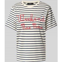 Weekend Max Mara T-Shirt mit Label-Stitching Modell 'OLGA' in Marine, Größe XS Weekend Max Mara T-Shirt mit Label-Stitching Modell 'OLGA' in Marine, Größe XS von Weekend Max Mara