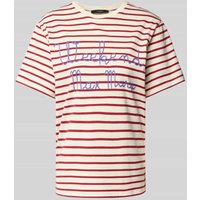 Weekend Max Mara T-Shirt mit Label-Stitching Modell 'OLGA' in Rot, Größe XXL von Weekend Max Mara