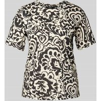 Weekend Max Mara T-Shirt mit Rundhalsausschnitt Modell 'CADINE' in Black, Größe XXL Weekend Max Mara T-Shirt mit Rundhalsausschnitt Modell 'CADINE' in Black, Größe XXL von Weekend Max Mara