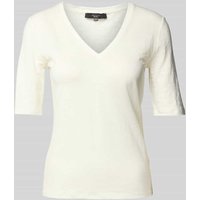 Weekend Max Mara T-Shirt mit V-Ausschnitt Modell 'OPZIONE' in Weiss, Größe XXL Weekend Max Mara T-Shirt mit V-Ausschnitt Modell 'OPZIONE' in Weiss, Größe XXL von Weekend Max Mara