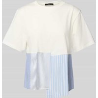 Weekend Max Mara T-Shirt mit geripptem Rundhalsausschnitt in Weiss, Größe XXL Weekend Max Mara T-Shirt mit geripptem Rundhalsausschnitt in Weiss, Größe XXL von Weekend Max Mara
