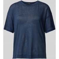 Weekend Max Mara T-Shirt mit überschnittenen Schultern Modell 'BARCA' in Dunkelblau, Größe XXL von Weekend Max Mara