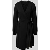 Weekend Max Mara Wickelkleid mit Ballonärmeln Modell 'CENNARE' in Black, Größe XXL von Weekend Max Mara