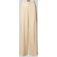 Weekend Max Mara Wide Leg Bundfaltenhose aus Viskose-Leinen-Mix Modell 'VELIERO' in Offwhite, Größe 38 Weekend Max Mara Wide Leg Bundfaltenhose aus Viskose-Leinen-Mix Modell 'VELIERO' in Offwhite, Größe 38 von Weekend Max Mara