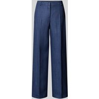 Weekend Max Mara Wide Leg Leinenhose mit Bügelfalten Modell 'MALIZIA' in Marine, Größe 44 Weekend Max Mara Wide Leg Leinenhose mit Bügelfalten Modell 'MALIZIA' in Marine, Größe 44 von Weekend Max Mara