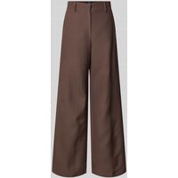 Weekend Max Mara Wide Leg Stoffhose mit Baumwolle Modell 'BALLO' in Dunkelbraun, Größe 34 Weekend Max Mara Wide Leg Stoffhose mit Baumwolle Modell 'BALLO' in Dunkelbraun, Größe 34 von Weekend Max Mara