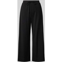 Weekend Max Mara Wide Leg Stoffhose mit Tunnelzug Modell 'VIGILE' in Black, Größe XS von Weekend Max Mara