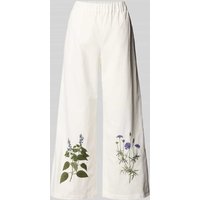 Weekend Max Mara Wide Leg Stoffhose mit elastischem Bund Modell 'VOLANTE' in Weiss, Größe 38 Weekend Max Mara Wide Leg Stoffhose mit elastischem Bund Modell 'VOLANTE' in Weiss, Größe 38 von Weekend Max Mara