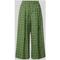 Weekend Max Mara Wide Leg Stoffhose mit gelegten Falten Modell 'VIRGIN' in Gruen, Größe 38 von Weekend Max Mara