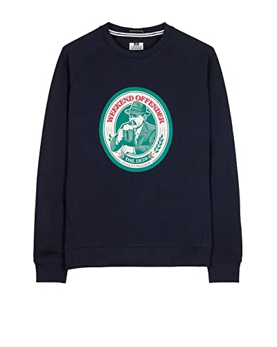 Weekend Offender Birra Sweat Navy, navy, M von Weekend Offender