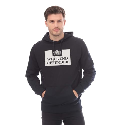 Weekend Offender Garrison Herren-Kapuzenpullover in Blau, navy, XL von Weekend Offender