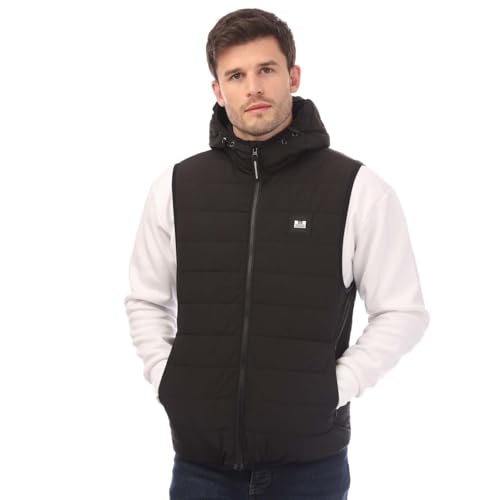 Weekend Offender Herren Berg Lake Kapuzenweste in Schwarz, Schwarz , L von Weekend Offender