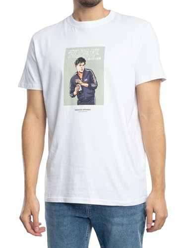 Weekend Offender Herren Das Joint Grafik T-Shirt, White, XXL von Weekend Offender