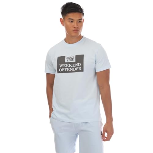 Weekend Offender Herren McMoney T-Shirt in Blau, blau, M von Weekend Offender