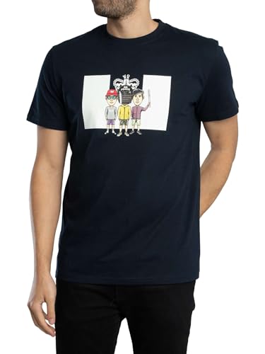 Weekend Offender Herren T-Shirt Mit Grafik „Weekend“, Navy, M von Weekend Offender