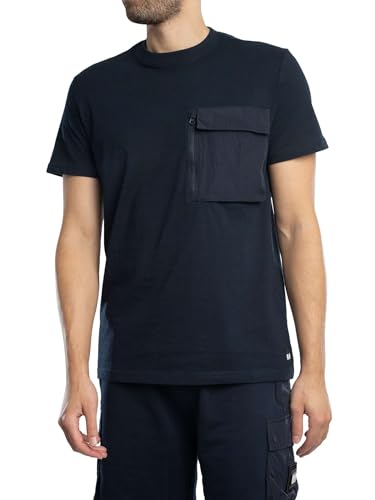 Weekend Offender Herren Takaji-T-Shirt, Navy, L von Weekend Offender