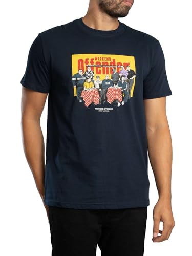 Weekend Offender Herren Vision Grafik T-Shirt, Navy, M von Weekend Offender