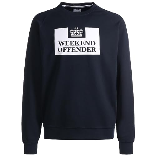 Weekend Offender Penitentiary Sweatshirt Herren dunkelblau, M von Weekend Offender