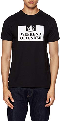 Weekend Offender Prison T-Shirt Herren schwarz/weiß, L von Weekend Offender