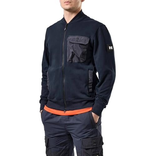 Weekend Offender Santo Full Zip Sweatshirt Herren Sweatjacke navy, L von Weekend Offender