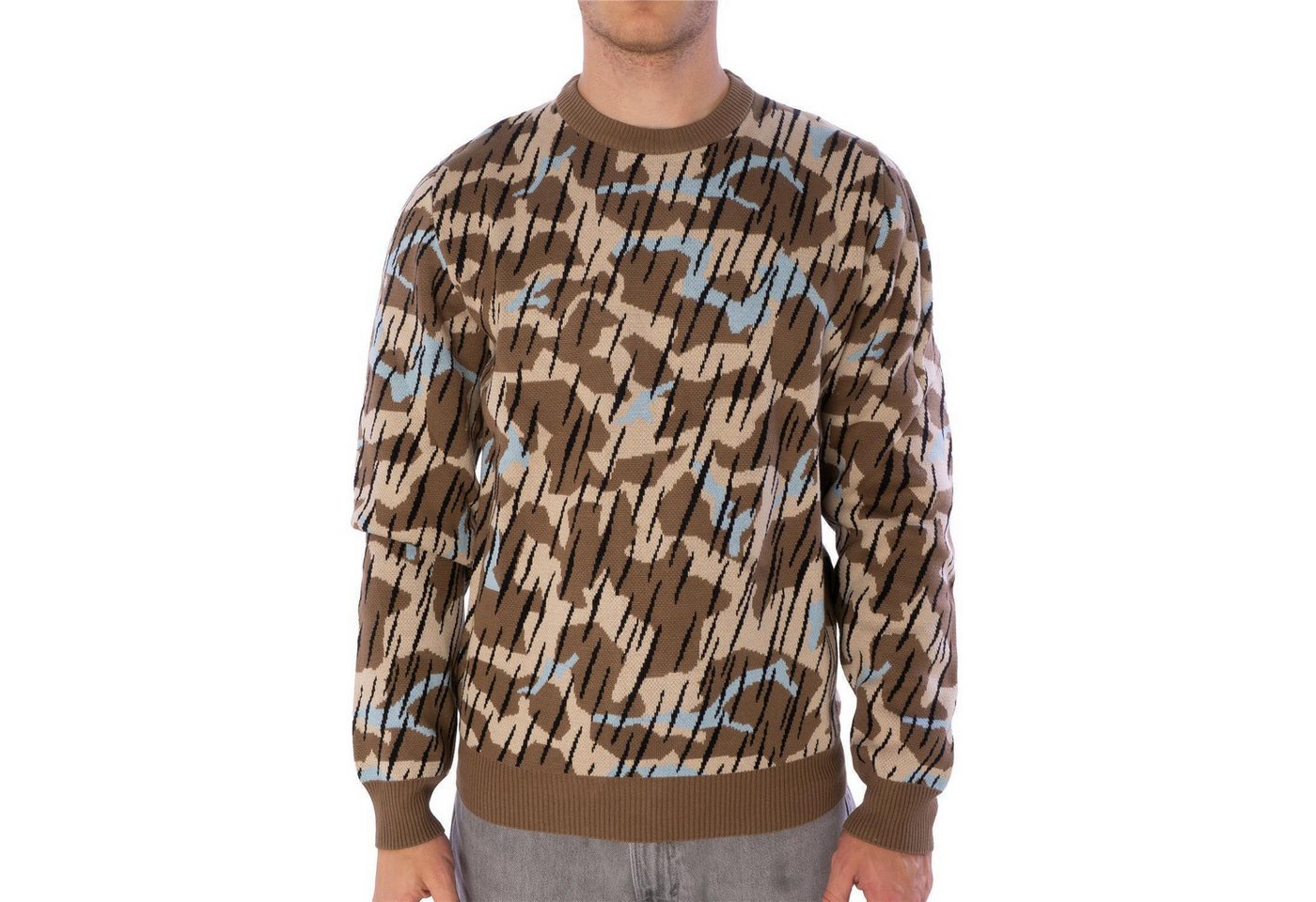 Weekend Offender Strickpullover Pullover Weekend Offender Difranco Camo von Weekend Offender