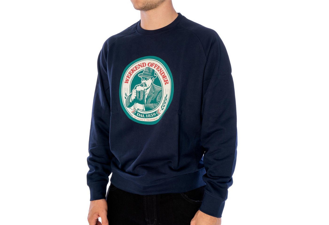 Weekend Offender Wollpullover Sweatpulli Weekend Offender Birra von Weekend Offender