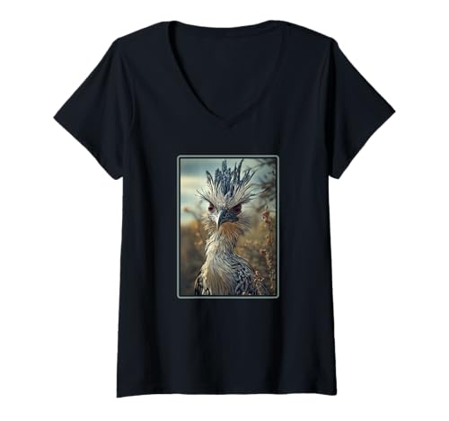 Damen Wegekuckuck Roadrunner T-Shirt mit V-Ausschnitt Damen Wegekuckuck Roadrunner T-Shirt mit V-Ausschnitt von Wegekuckuck Roadrunner Tier Shop