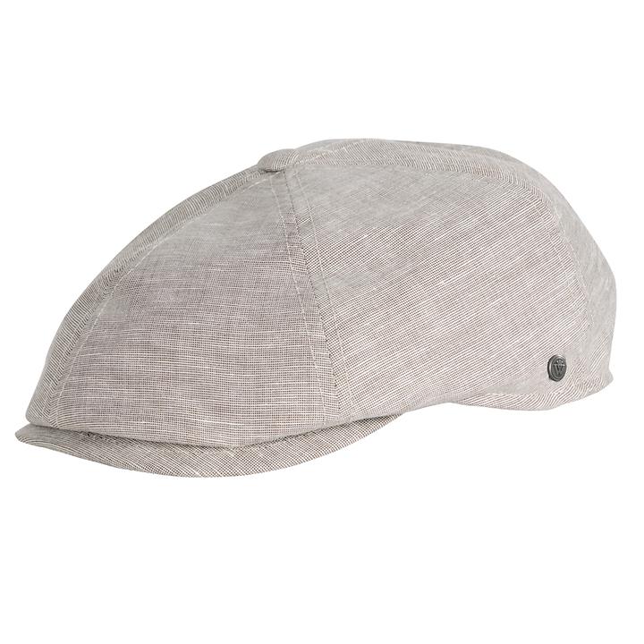 Flatcap 'Adrian' grau-beige meliert Gr.56 von Wegener