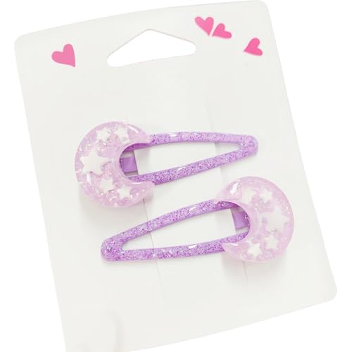 2 einfache temperamentvolle Haarspangen für Herbst und Winter, rutschfeste Haarspangen für den täglichen Gebrauch und besondere Anlässe von Wegiwuca