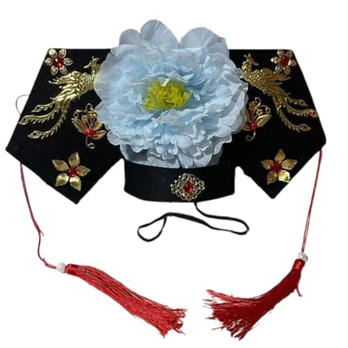 Anspruchsvolle Queenly Haarschmuck, einzigartige ethnische Kopfbedeckung, Quasten, Kopfbedeckung, Abendkleid, Haar-Accessoire von Wegiwuca