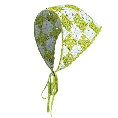 Damen-Haarband mit Blumenmuster, Bohemia, Dreieck, aufwändiges Kopftuch, Turban, Bandanas, Haarband für den Urlaub von Wegiwuca