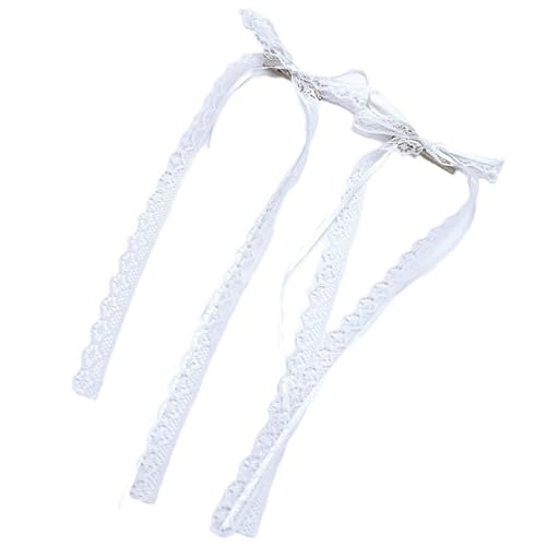 Elegante Haarspange mit Spitzenschleifen für Damen, einzigartiges Haar-Accessoire, Cosplay-Haarnadel zur Verbesserung Ihrer Modestile von Wegiwuca