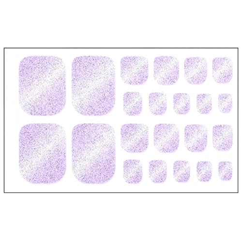 Falsche Zehennägel Tipps Selbstklebende Zehennagel Aufkleber Wasserdichte Zehennägelkunstaufkleber Katzen Augen Zehennagel Wraps Für Frauen Mädchen von Wegiwuca