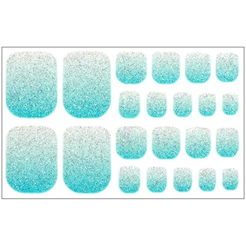 Falsche Zehennägel Tipps Selbstklebende Zehennagel Aufkleber Wasserdichte Zehennägelkunstaufkleber Katzen Augen Zehennagel Wraps Für Frauen Mädchen von Wegiwuca