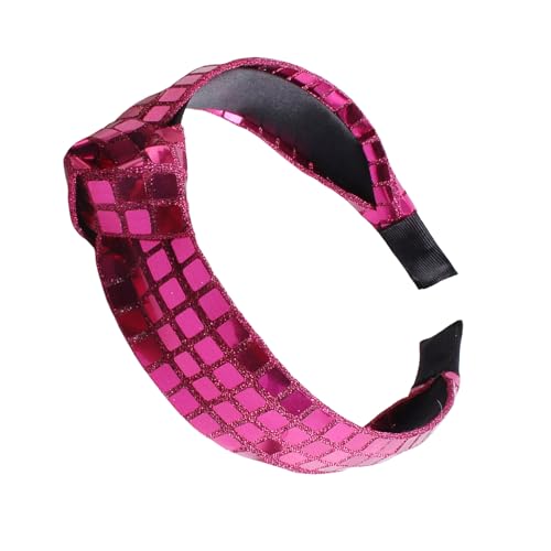Glänzendes Pailletten-Stirnband für Erwachsene und Teenager, geknotetes Haarband für Themenveranstaltungen, glitzerndes Haarband für Feiertage von Wegiwuca