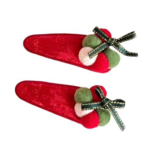 Haarspangen mit pelzigem Weihnachtsbaum, süße Haarnadel, Weihnachten, pelzige Haarspange, Weihnachten für Frauen von Wegiwuca