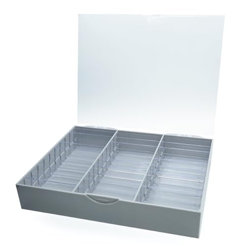 Klare Acrylbox Für Frauen Schützen Und Zeigen Ihre Falschen Nägel Verstellbaren Fächer Leicht Und Reisenfreundlich von Wegiwuca