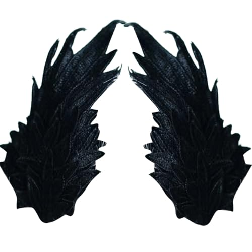 Modische Flügel-Haarspange, aufwendige Doppelschicht-Stickerei, Haarnadel, Haarschmuck, Damen-Haar-Accessoire von Wegiwuca