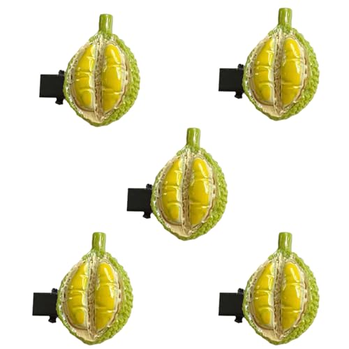Schöne Haarnadel aus Kunstharz für Kinder, Entenschnabel-Clip, Seitennadel, Simulation, Obst-Haarspange, Haarstyling-Zubehör von Wegiwuca