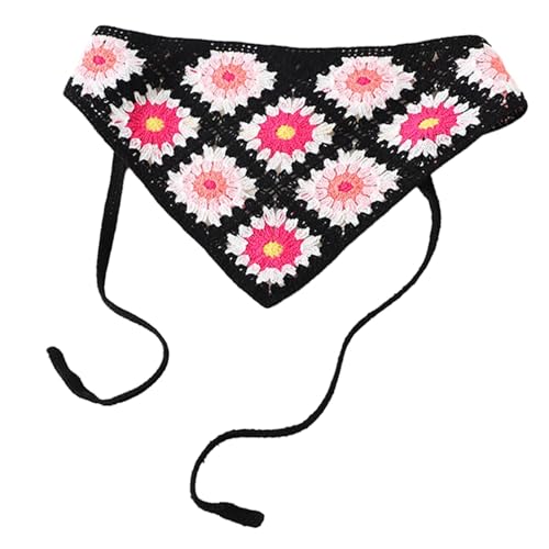 Vielseitiges Haar-Halstuch, Herz-Haarband, Damen-Turban, Haarschmuck, gehäkelte Haarbänder, Kopftuch von Wegiwuca