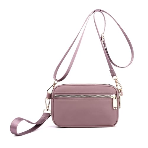 Wegiwuca Modische Umhängetasche, Crossbody-Tasche, für Damen und Mädchen, vielseitige Münzgeldbörse, Reisetasche, quadratische Tasche, Handtasche, Reisegürteltasche, mehrlagiger Reißverschluss, B, One Wegiwuca Modische Umhängetasche, Crossbody-Tasche, für Damen und Mädchen, vielseitige Münzgeldbörse, Reisetasche, quadratische Tasche, Handtasche, Reisegürteltasche, mehrlagiger Reißverschluss, B, One von Wegiwuca