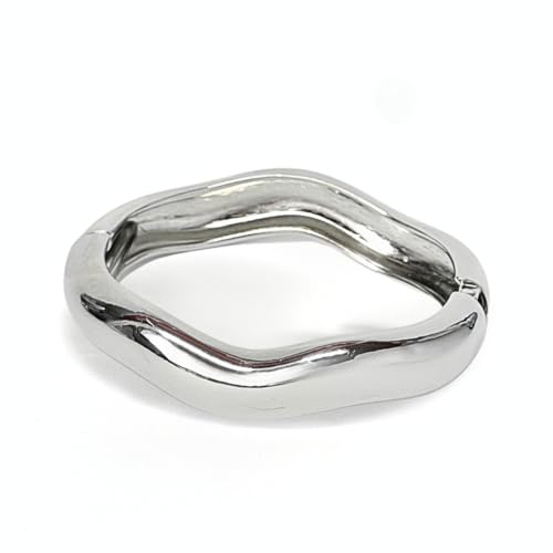Wei Tech Armreifen closed (Wavy Bracelet silver) von Wei Tech