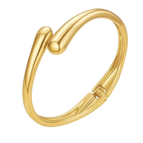 Wei Tech Armreifen open (Double Bracelet gold) von Wei Tech