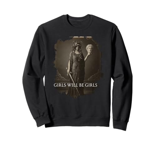 Mädchen Wird Mädchen weibliche Medusa lustige Feministin Sweatshirt Mädchen Wird Mädchen weibliche Medusa lustige Feministin Sweatshirt von Weibliche Medusa lustige feministische Ideen