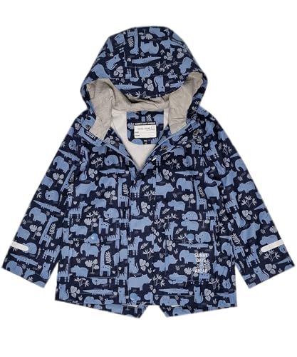 Kleinkinder Jacken 10-36 Monate Jungen Mädchen Baby Regenjacken Unisex wasserdicht Kapuzenjacke Übergangsjacke atmungsaktive Jacke Regenmantel Wetterfest (DE/NL/SE/PL, Numerisch, 92, Z3) von Weichers