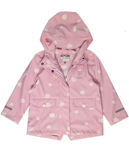 Kleinkinder Jacken 10-36 Monate Jungen Mädchen Baby Regenjacken Unisex wasserdicht Kapuzenjacke Übergangsjacke atmungsaktive Jacke Regenmantel Wetterfest (DE/NL/SE/PL, Numerisch, 98, Z1) von Weichers