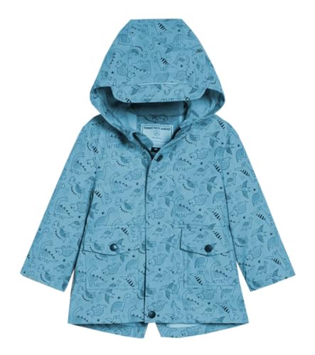 Kleinkinder Jacken 10-36 Monate Jungen Mädchen Baby Regenjacken Unisex wasserdicht Kapuzenjacke Übergangsjacke atmungsaktive Jacke Regenmantel Wetterfest (DE/NL/SE/PL, Numerisch, 98, Z2) von Weichers