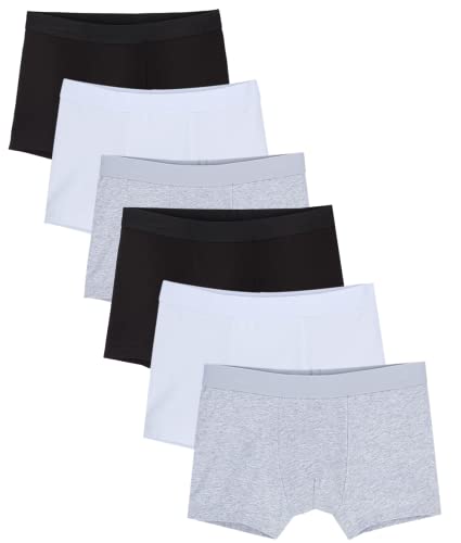 Weichers 6er Pack Bio Baumwolle Boxershorts Herren Vorteilspack Unterhose Boxer Basic bequem Pants Retro M-XXL (as3, Alpha, xx_l, Regular, Regular, Mix Farben) von Weichers